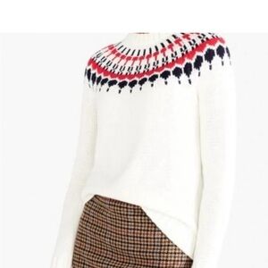 J. Crew Factory Fair Isle Crew neck sweater